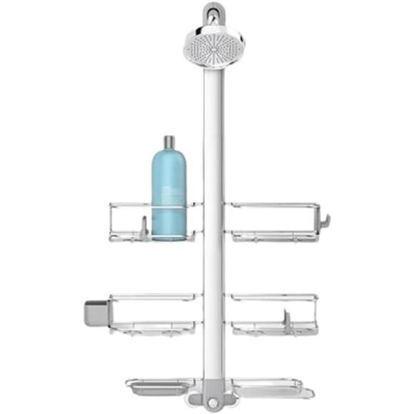 Adjustable and Extendable Shower Caddy XL, Stainless Steel
